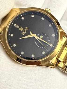 Montres Prestige by INVICTA Men's Gold Tone Wristwatch 42mm reg $200